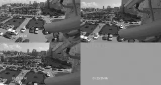 Установка систем видеонаблюдения на парковке в Горном-Алтайске в октябре
